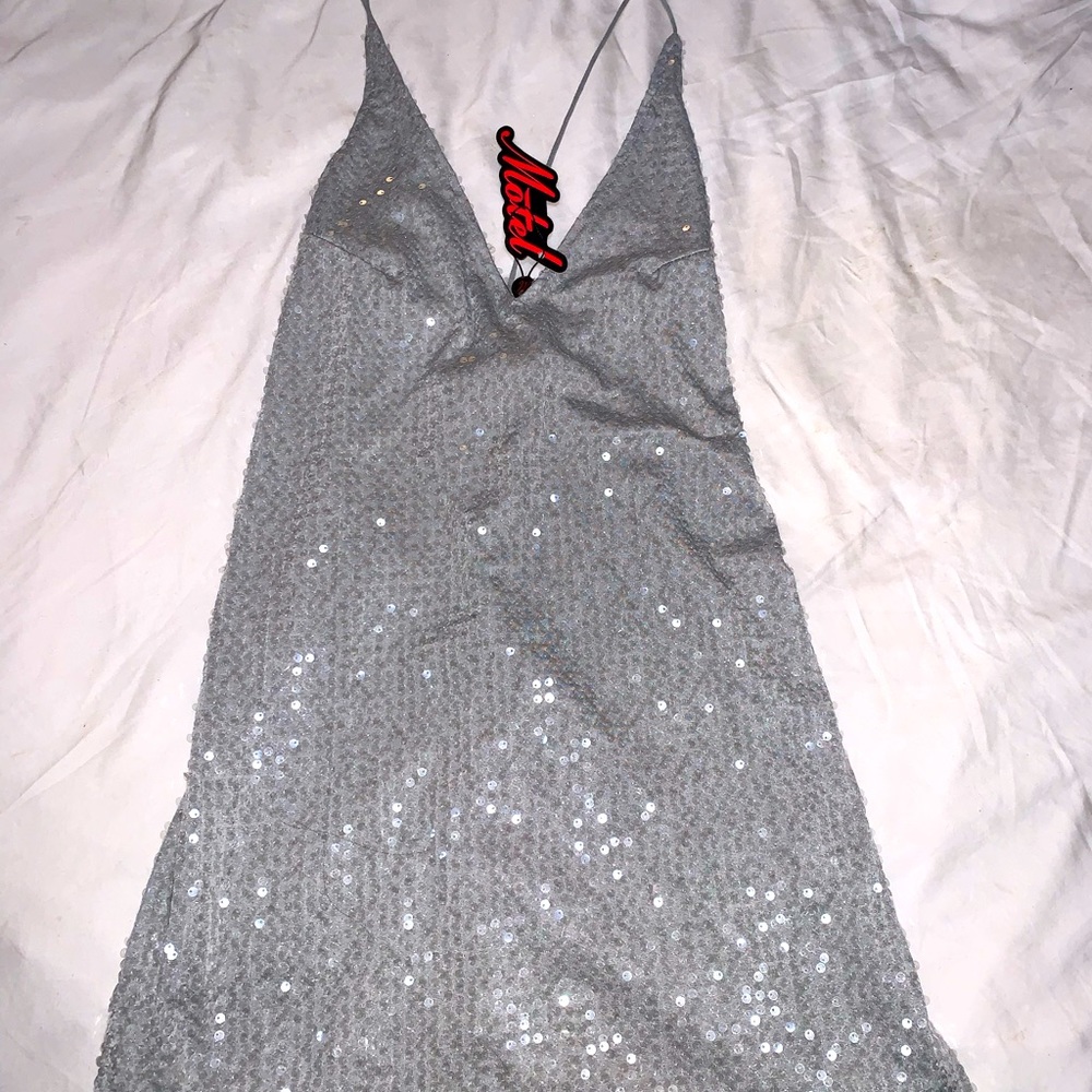 Motel Rocks Mini Slip Sequin Dress - XS - Picture 1 of 2